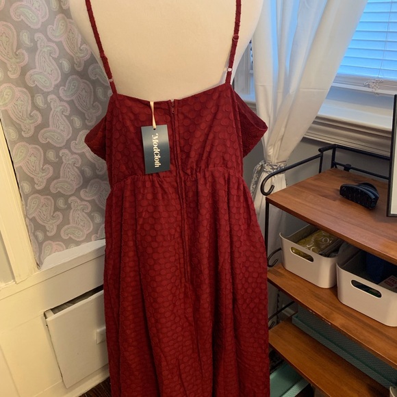 Maroon ModCloth dress - Picture 4 of 5